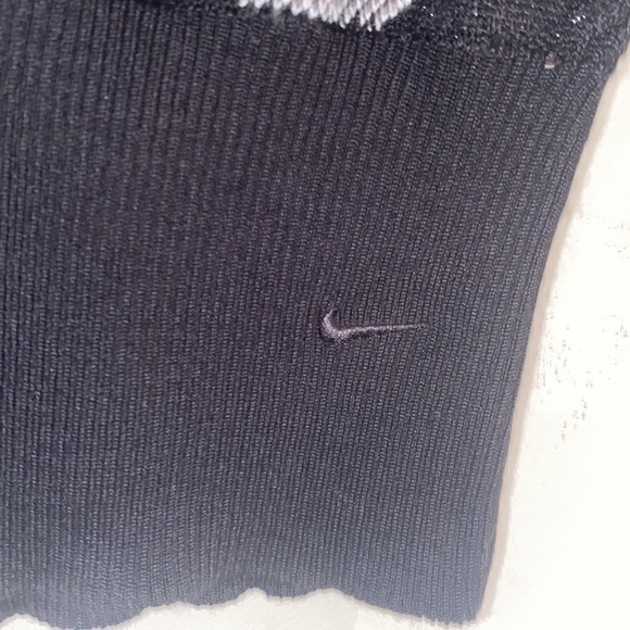 Nike Golf women’s wool blend black diagonal stripe crewneck sweater Sz M - Picture 4 of 10